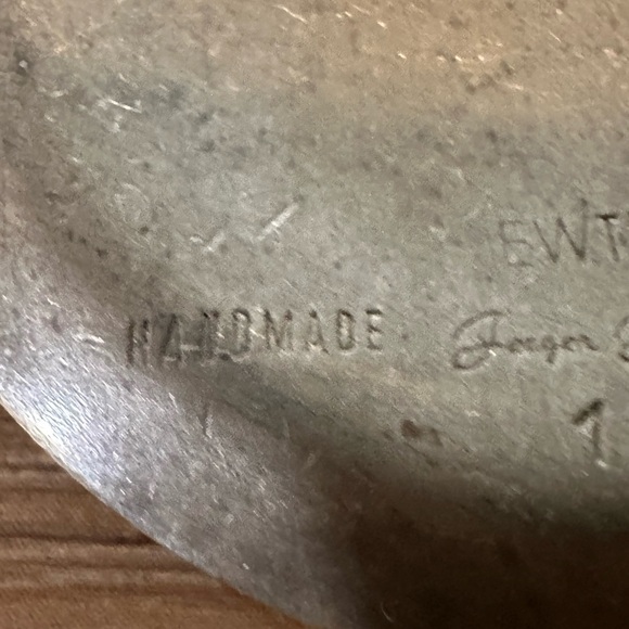 Vintage Jorgen Jensen Handmade Pewter Compass Pendant Necklace - Picture 6 of 6